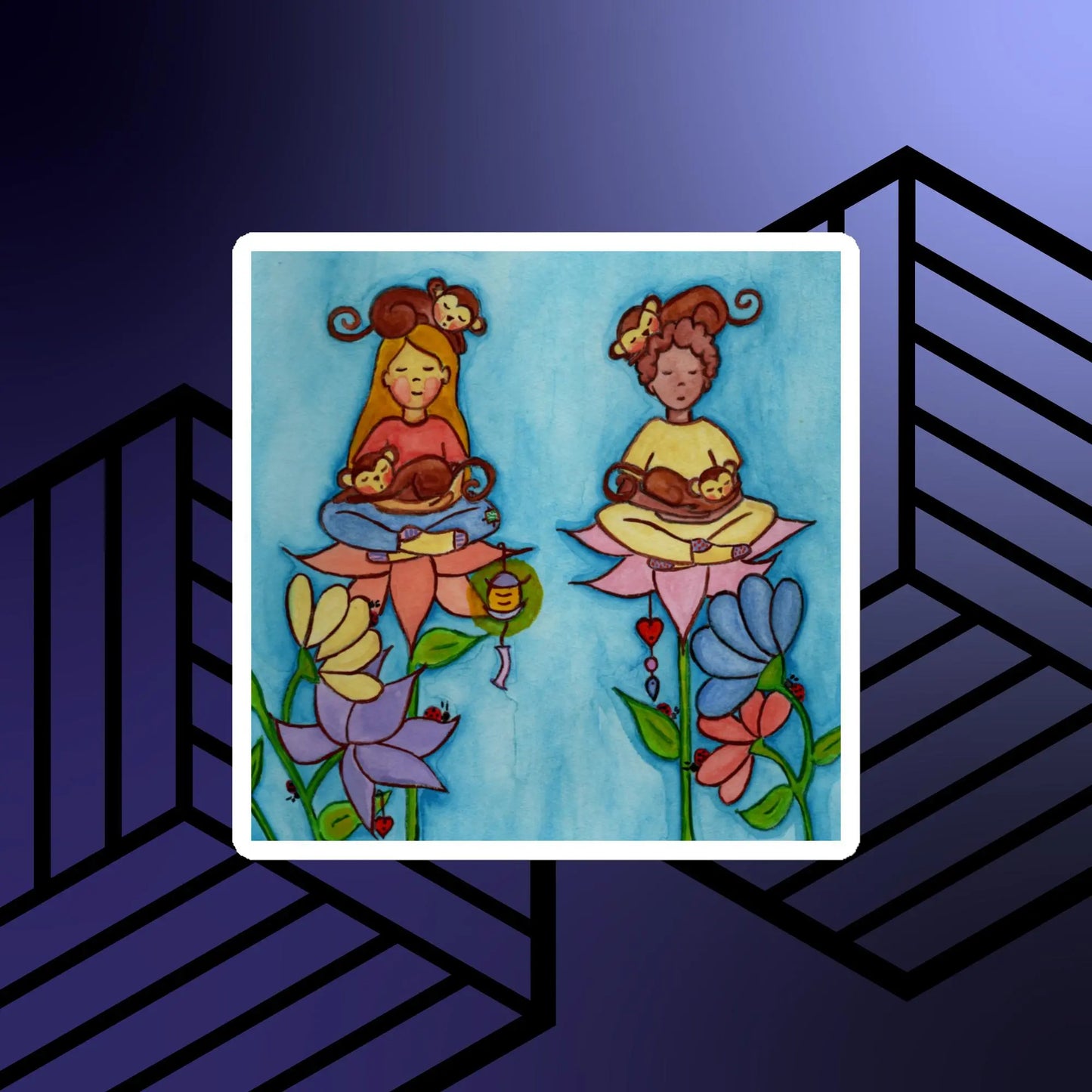 Magnet (meditating to calm the monkey mind)