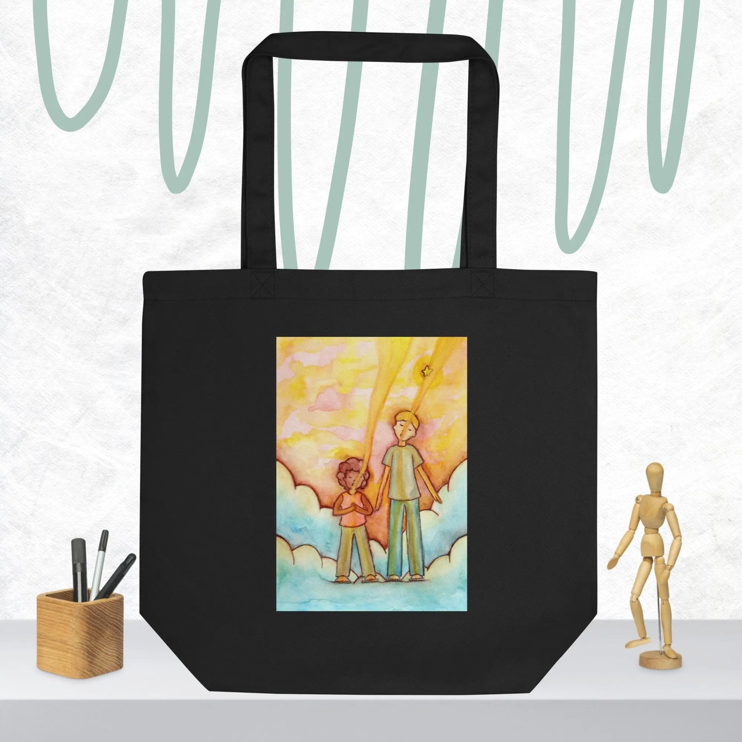 Eco Tote Bag (energy flowing in)