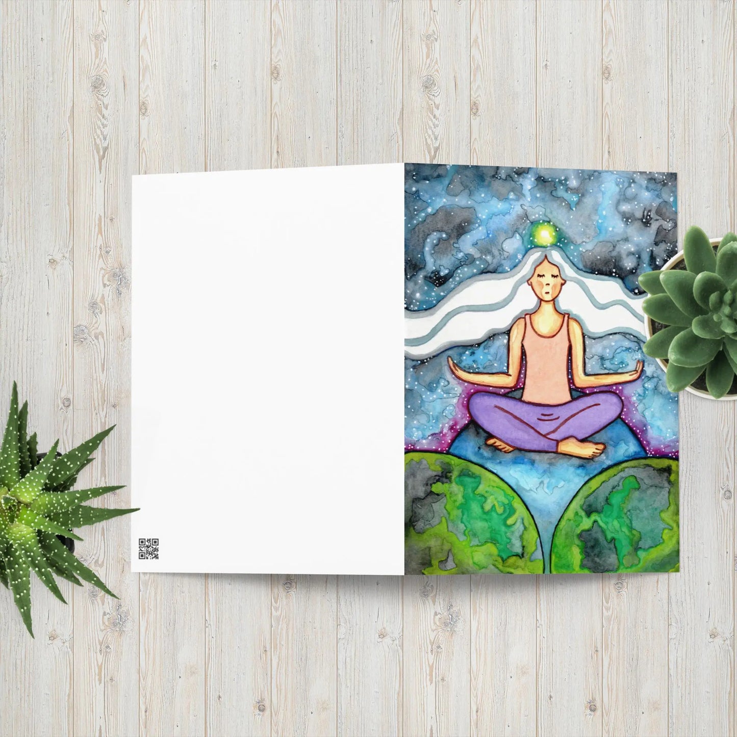 Greeting Card (the crown chakra)