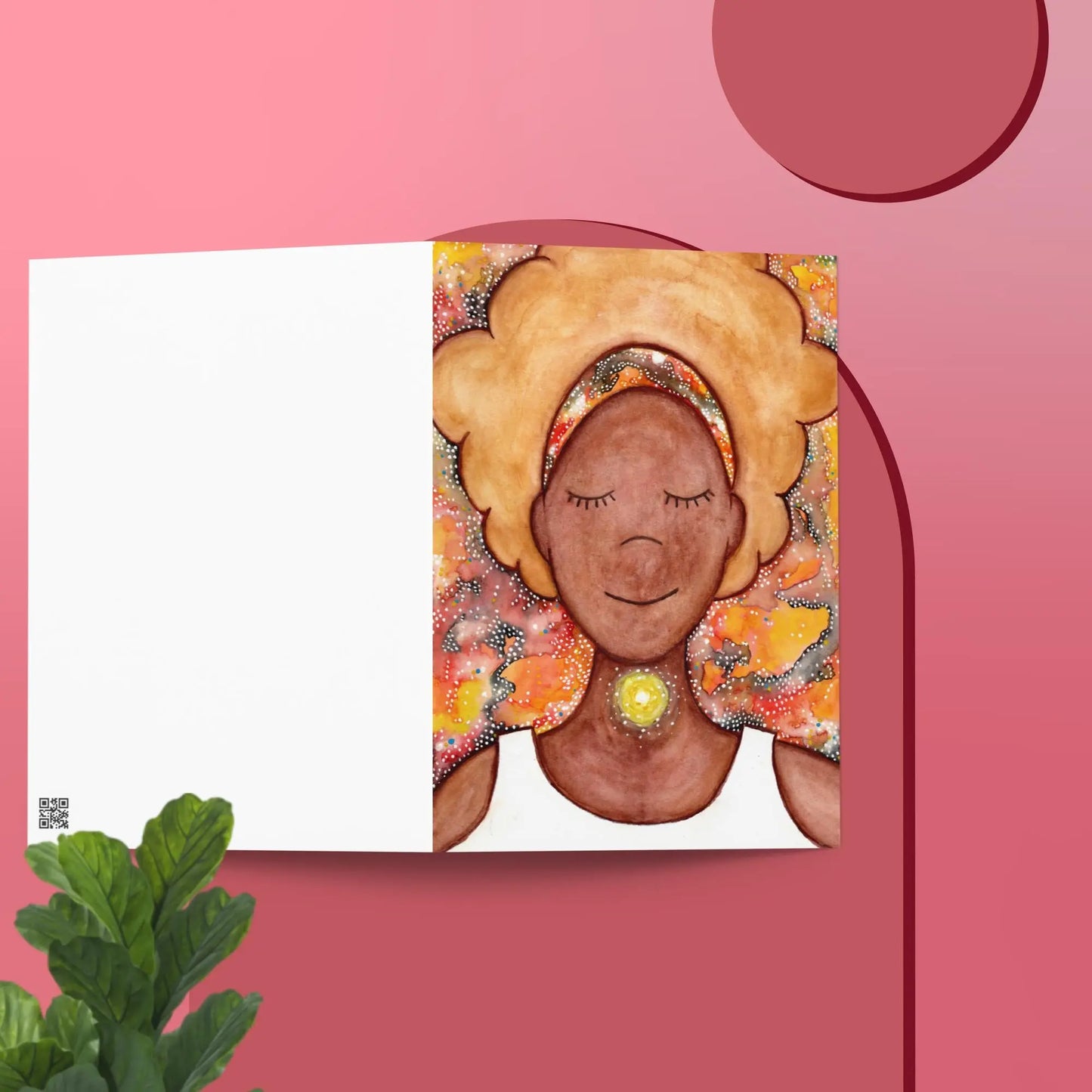 Greeting Card (the throat chakra)