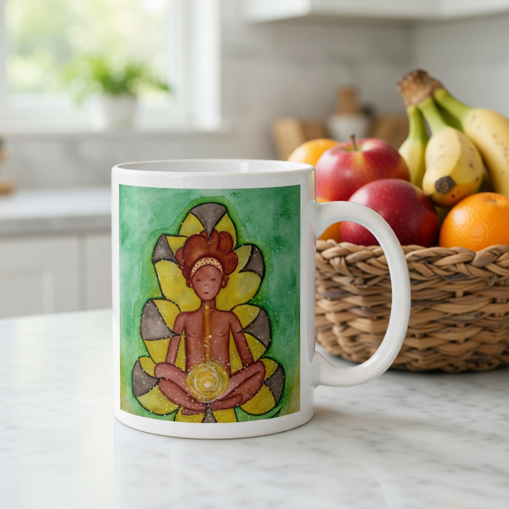 Sacral Chakra Meditation Mug – Creative Energy Coffee Cup, Emotional Flow Gift