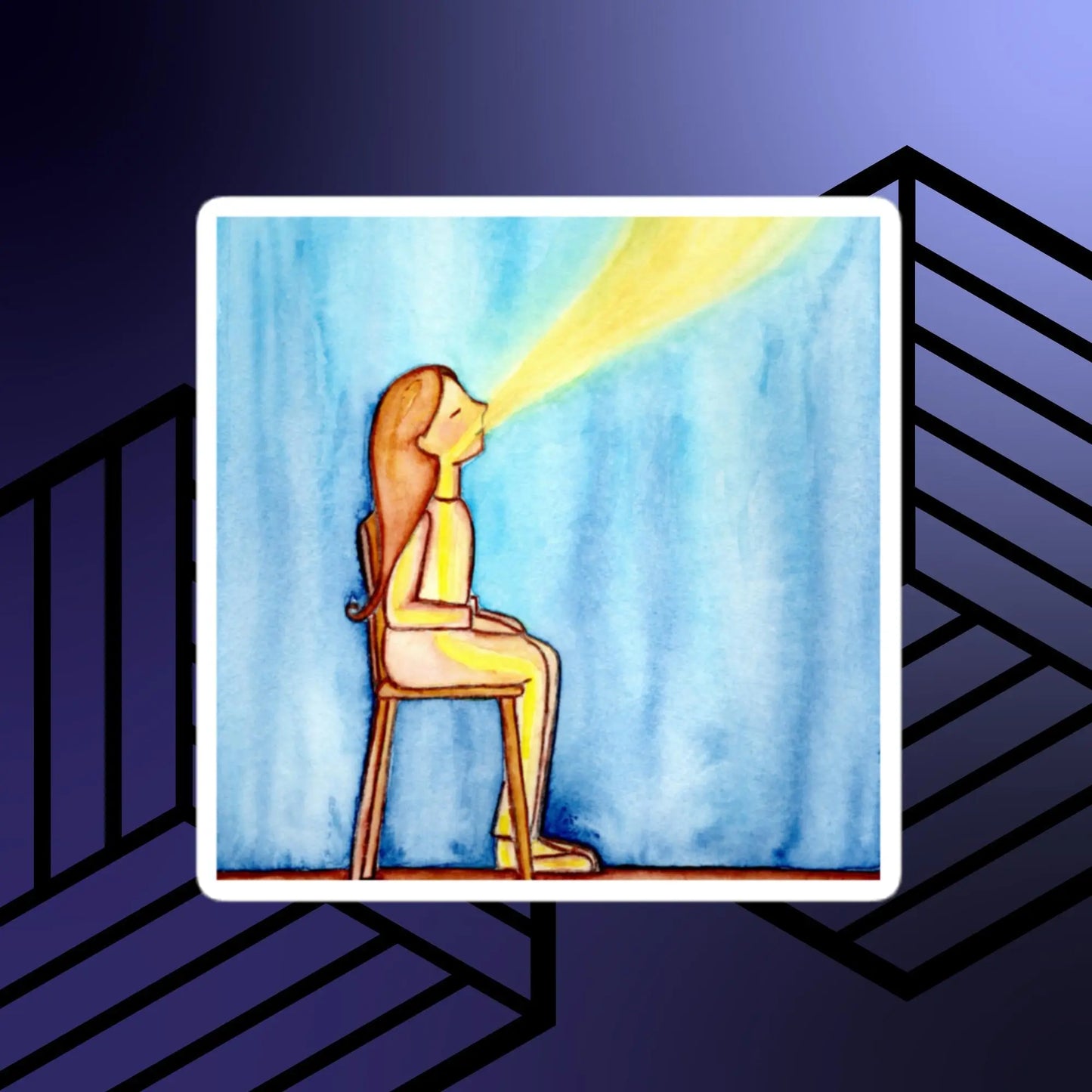 Bubble-free stickers (breathing and energy)