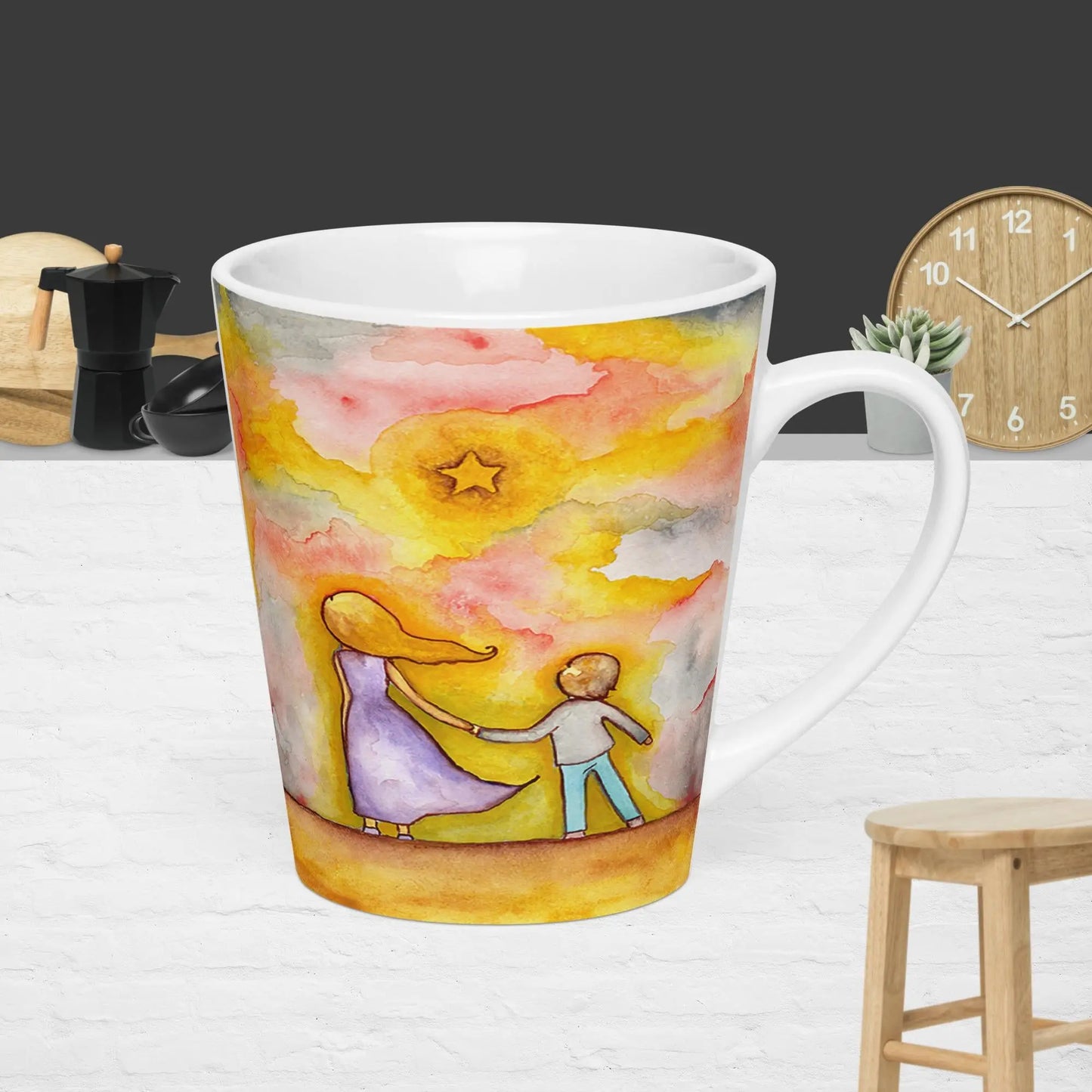 Latte Mug (gazing at a star)