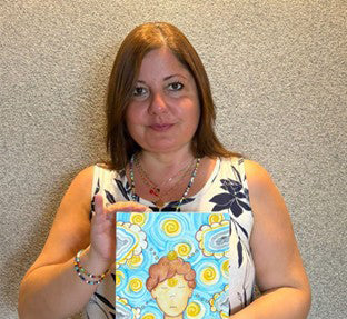 "Step-by-step development of an illustration for Book 3 of the LET'S MEDITATE SERIES." - by Thais Suizo