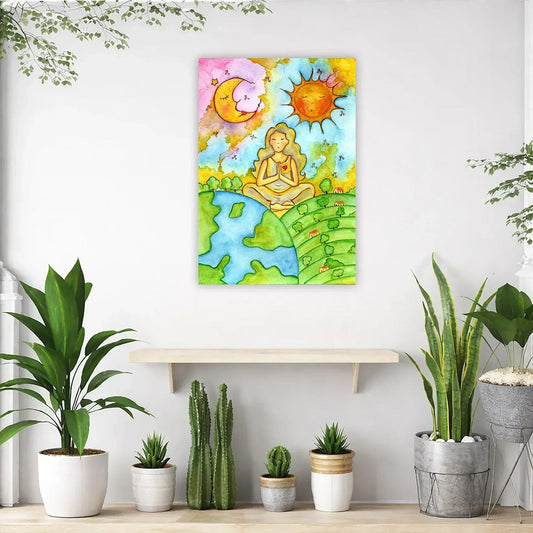 How to create a calm art wall: a beginner’s guide to mindful home decor