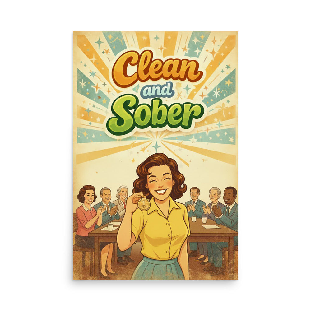 Retro Sobriety Posters