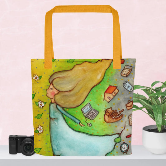 All-Over Print Tote Bag (the unconscious mind)