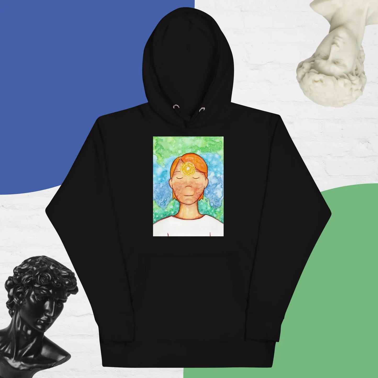 Unisex Pullover Hoodie (the brow chakra)