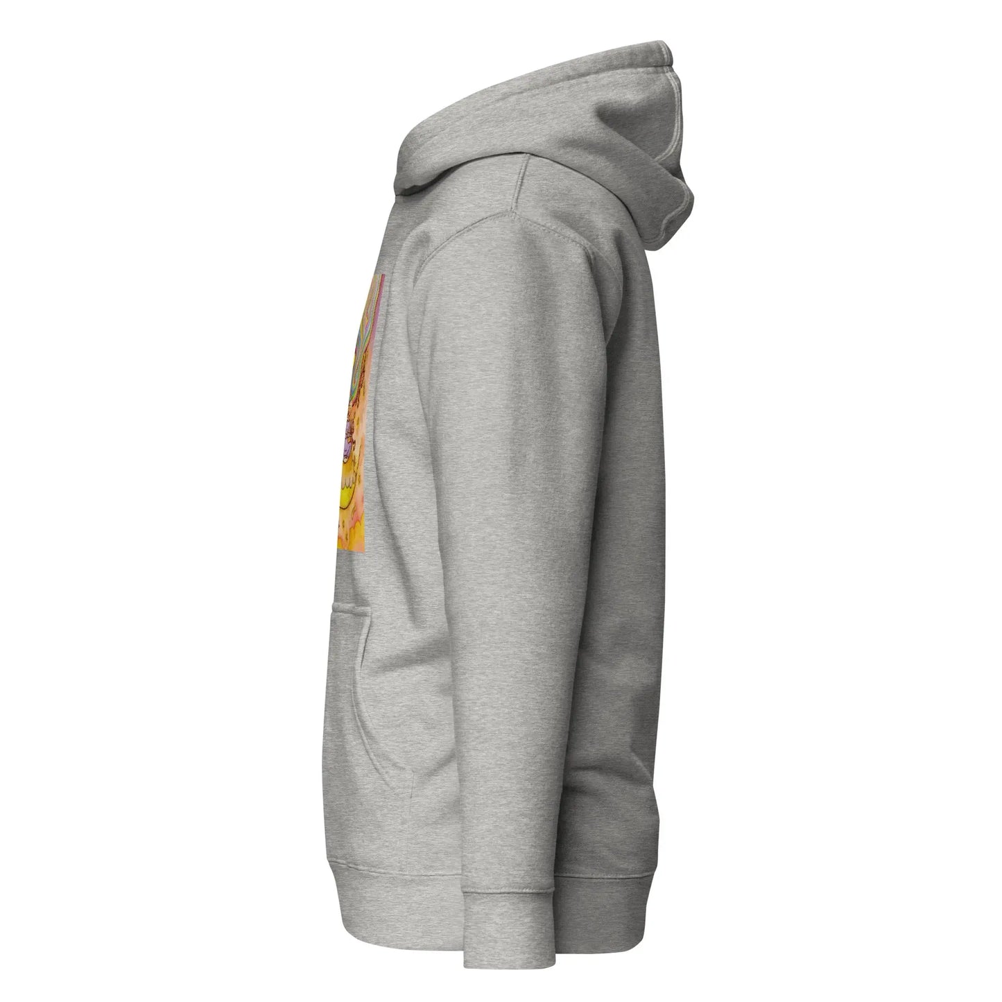 Unisex Pullover Hoodie (meditating on the moon)