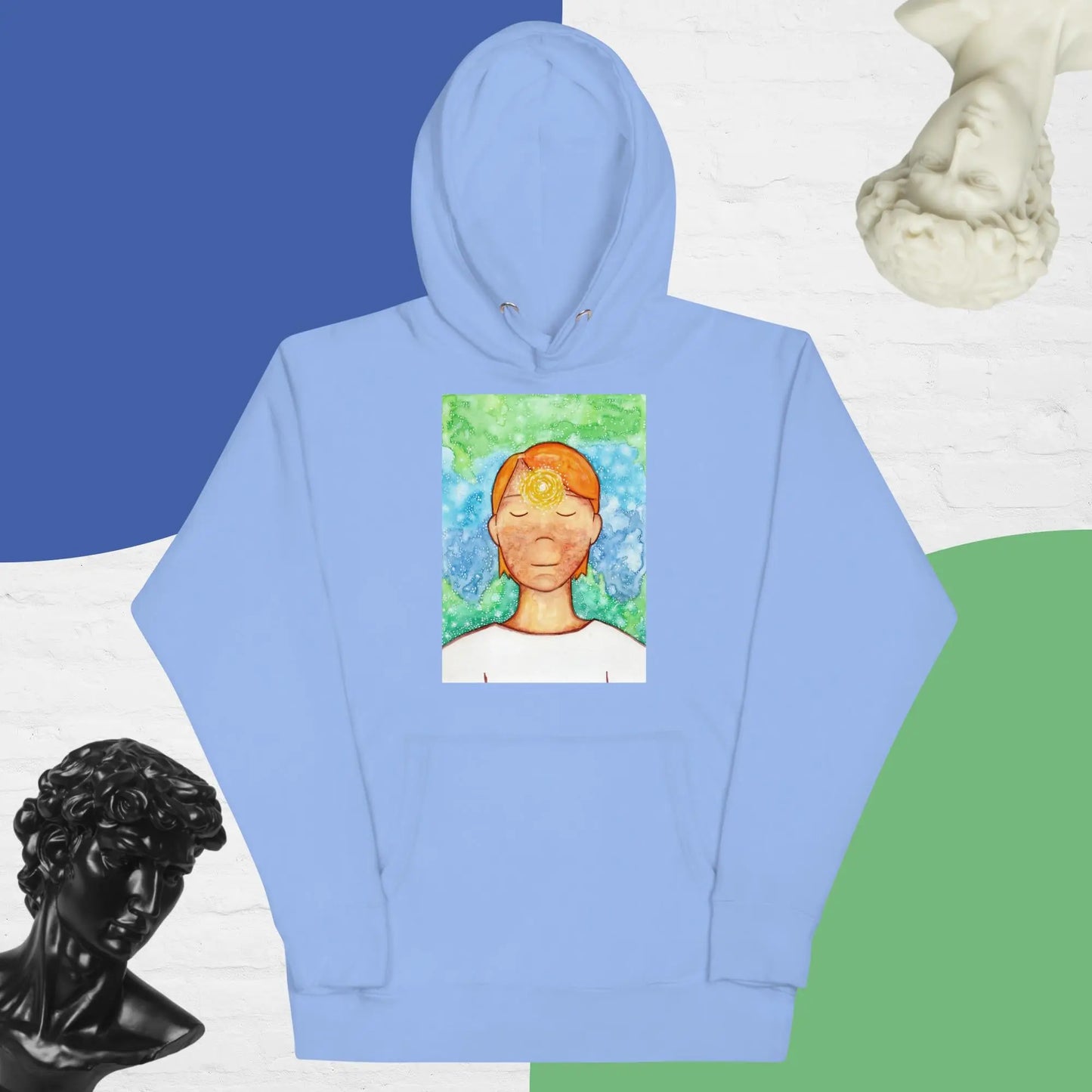 Unisex Pullover Hoodie (the brow chakra)