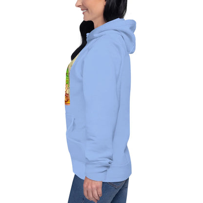 Unisex Pullover Hoodie (meditating on a still flame)