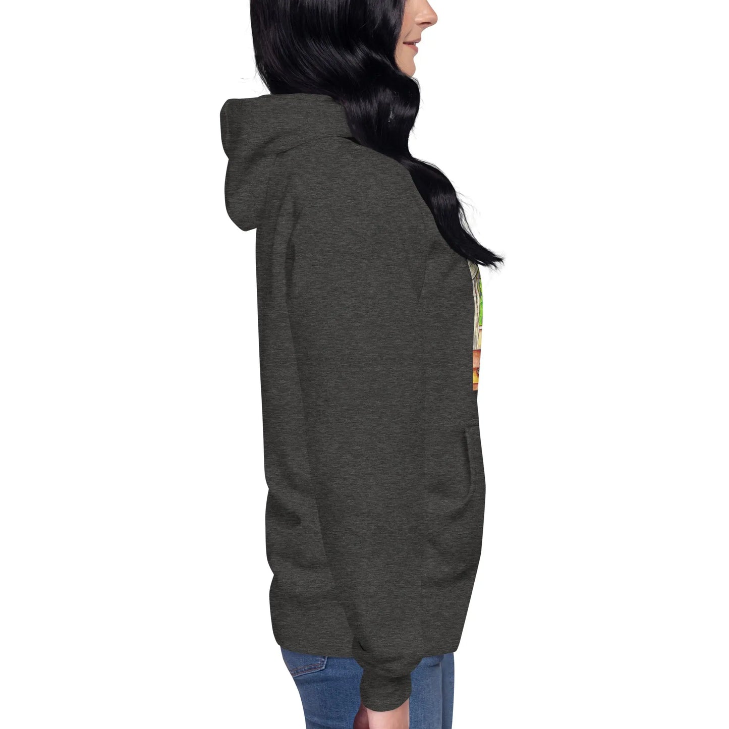 Unisex Pullover Hoodie (meditating on a still flame)