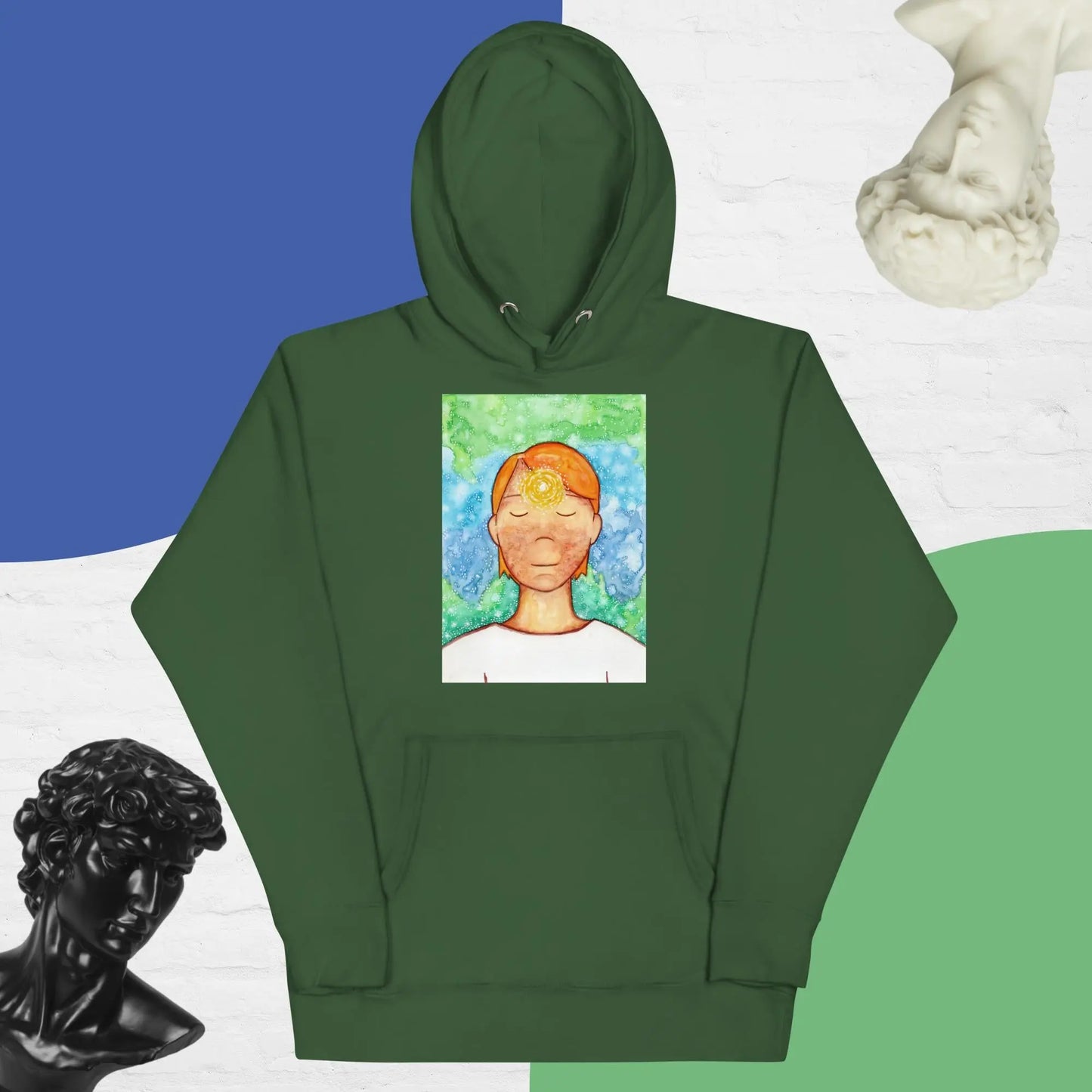 Unisex Pullover Hoodie (the brow chakra)