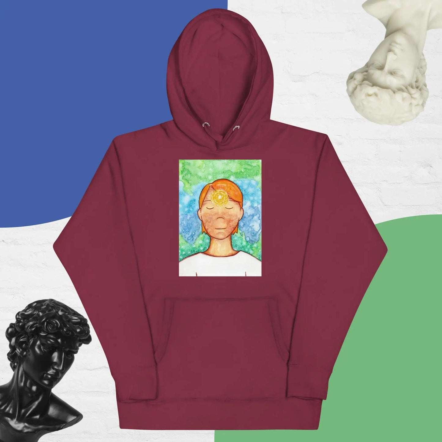 Unisex Pullover Hoodie (the brow chakra)