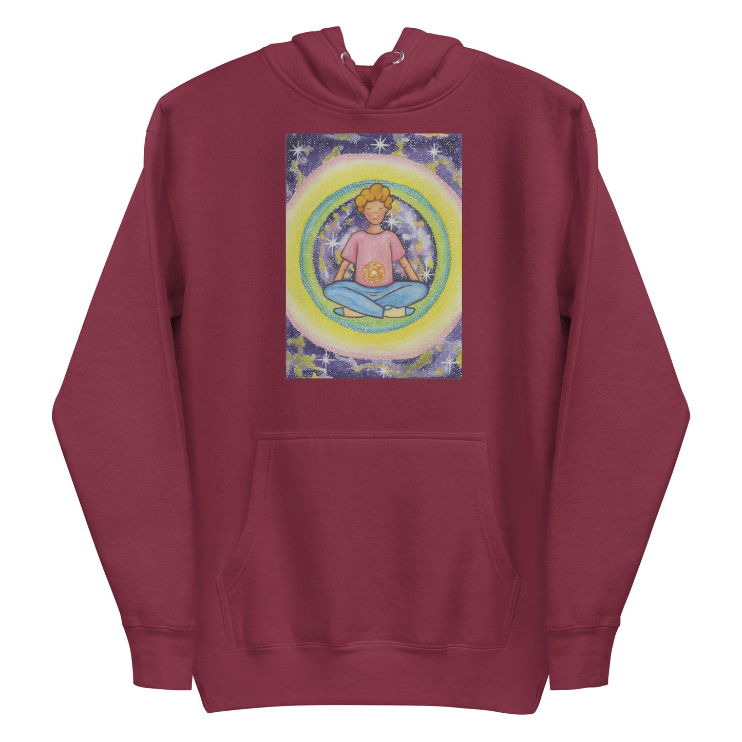 Unisex Pullover Hoodie (the solar plexus chakra)