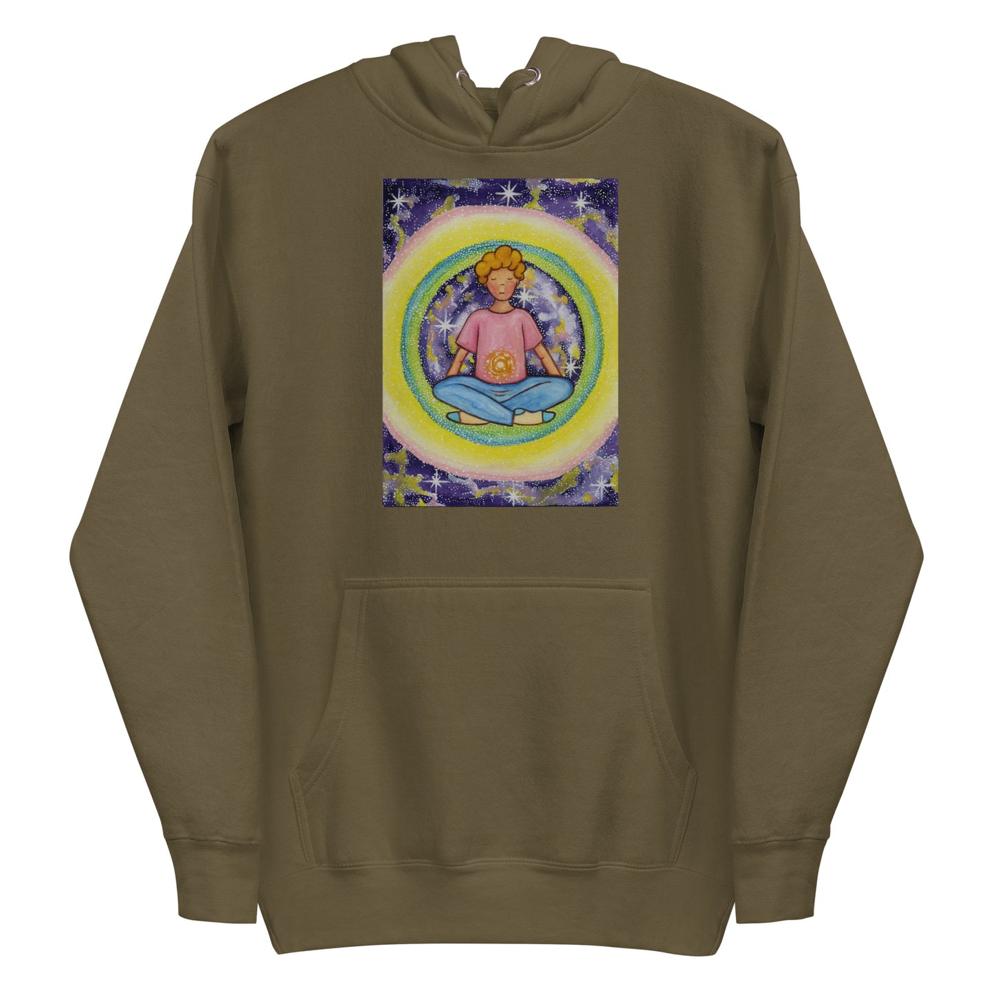 Unisex Pullover Hoodie (the solar plexus chakra)