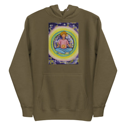 Unisex Pullover Hoodie (the solar plexus chakra)