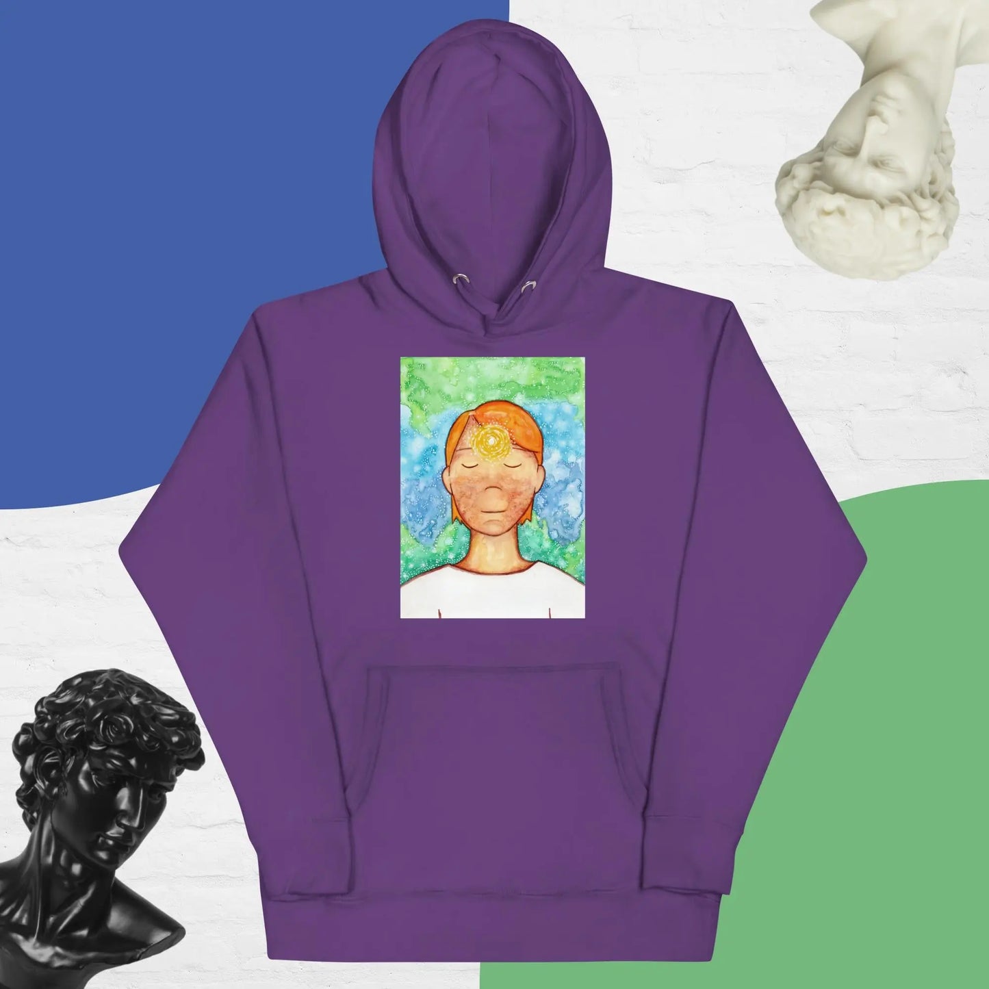 Unisex Pullover Hoodie (the brow chakra)