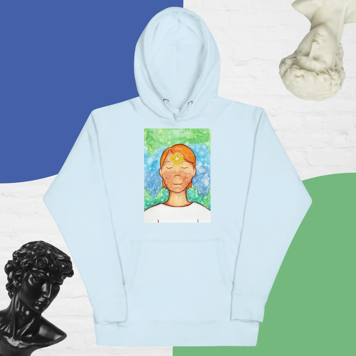 Unisex Pullover Hoodie (the brow chakra)