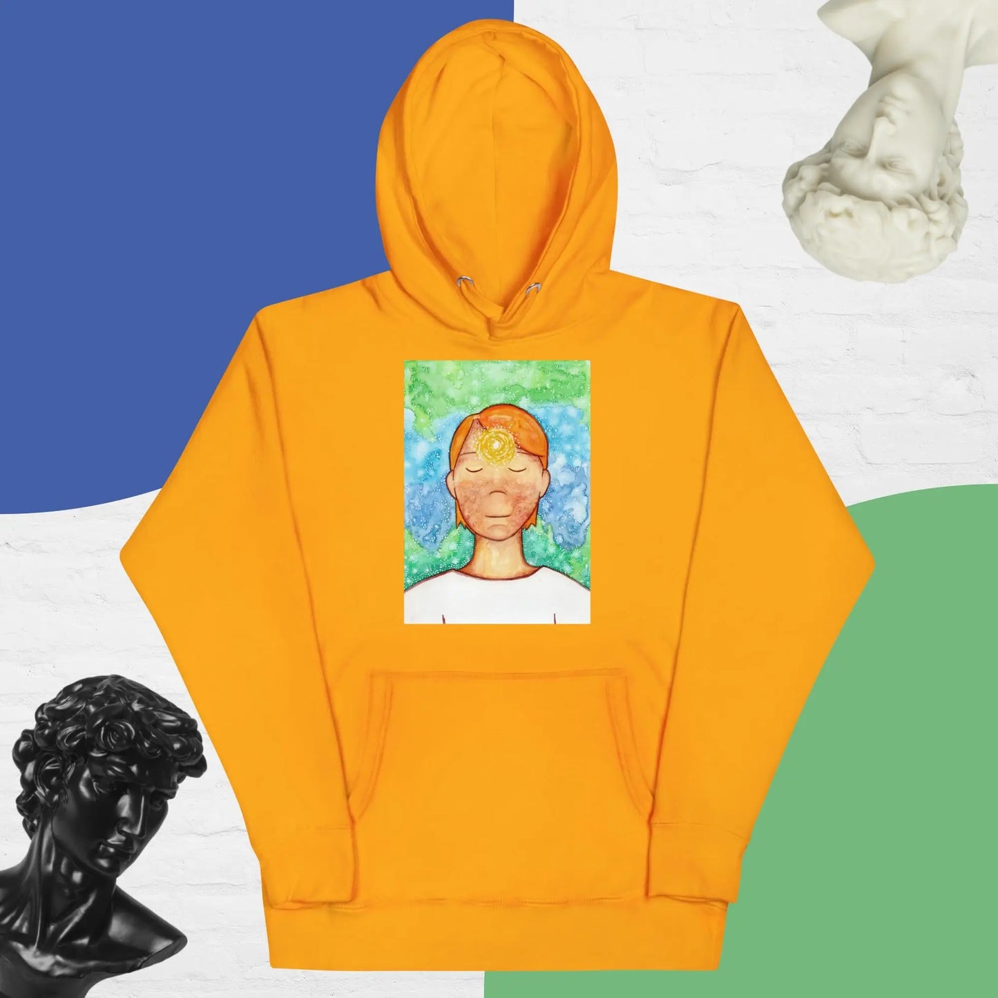 Unisex Pullover Hoodie (the brow chakra)
