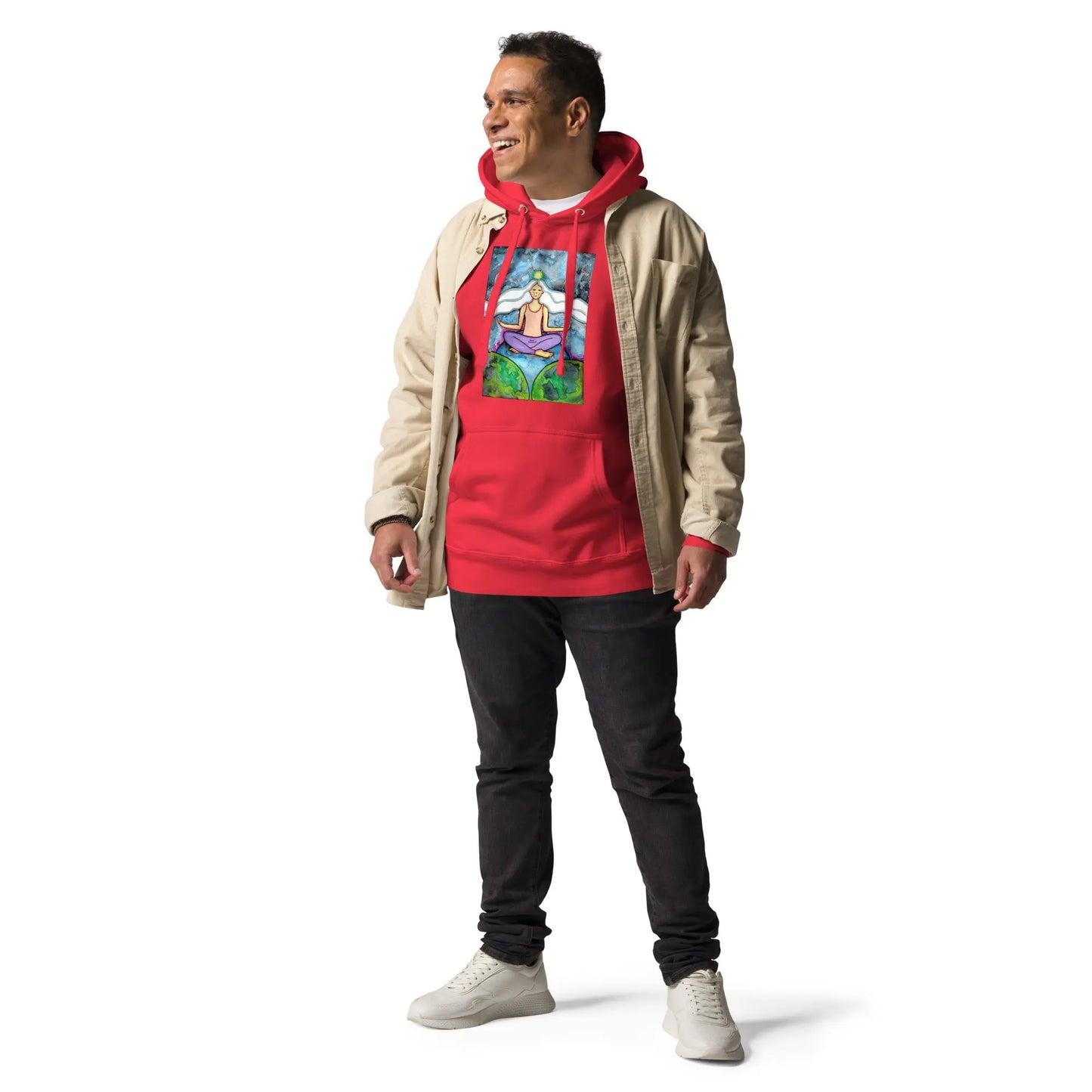 Unisex Pullover Hoodie (the crown chakra)