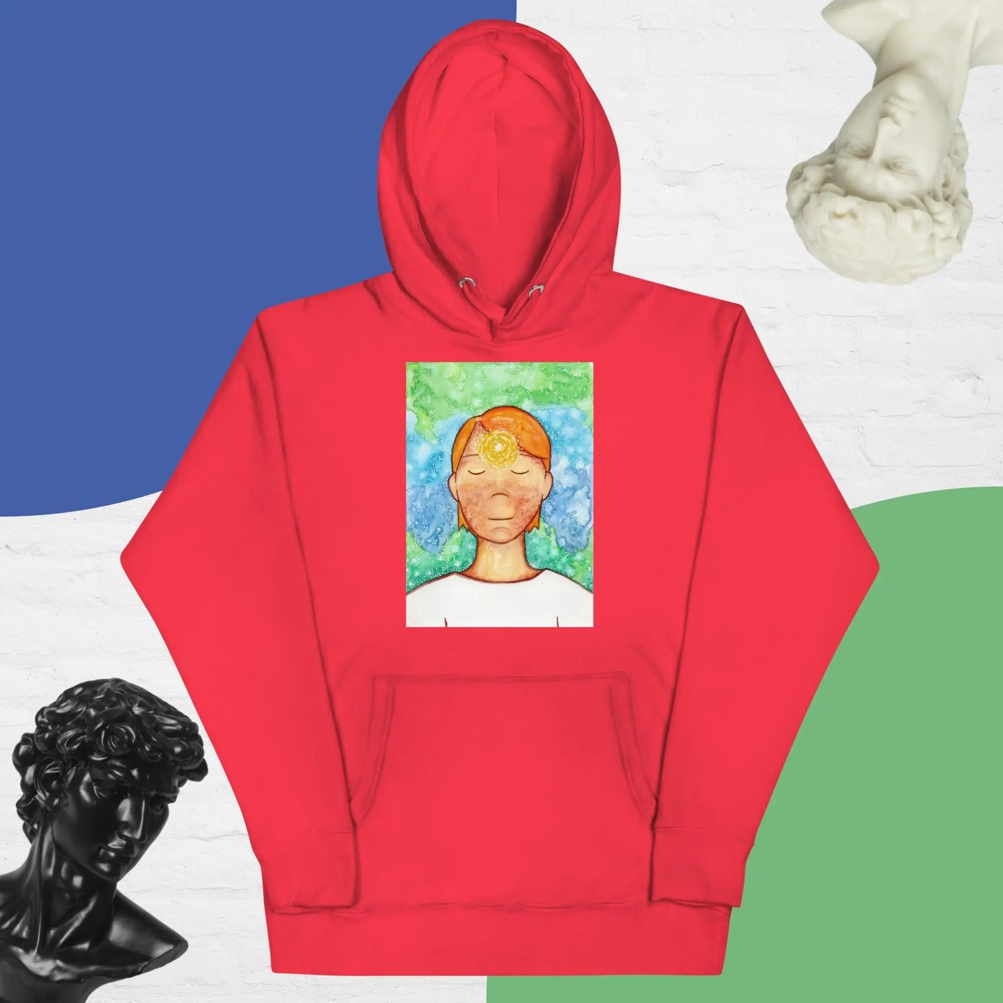 Unisex Pullover Hoodie (the brow chakra)