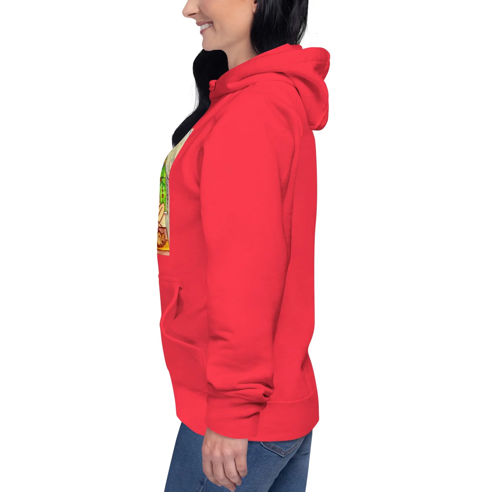 Unisex Pullover Hoodie (meditating on a still flame)