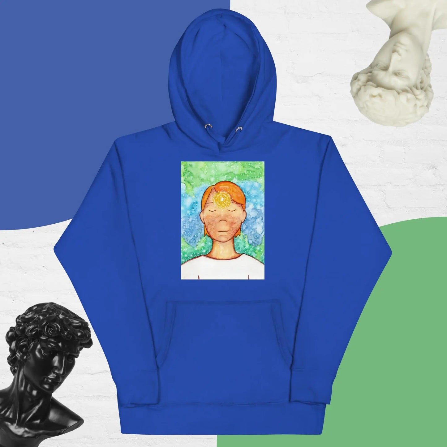 Unisex Pullover Hoodie (the brow chakra)
