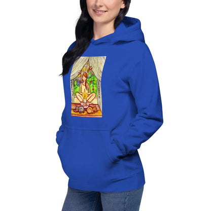 Unisex Pullover Hoodie (meditating on a still flame)