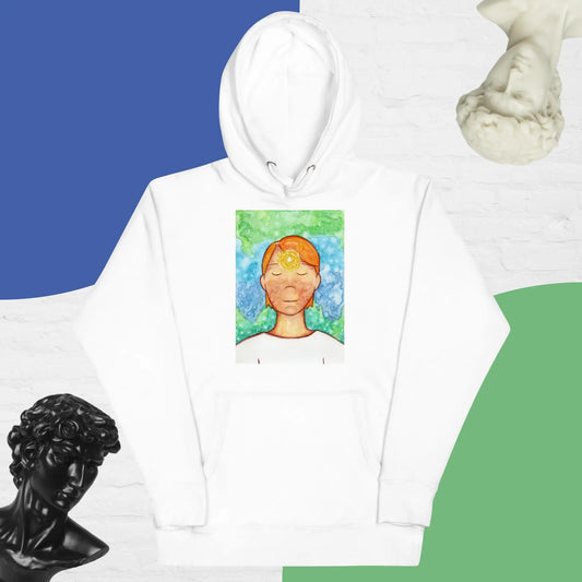 Unisex Pullover Hoodie (the brow chakra)