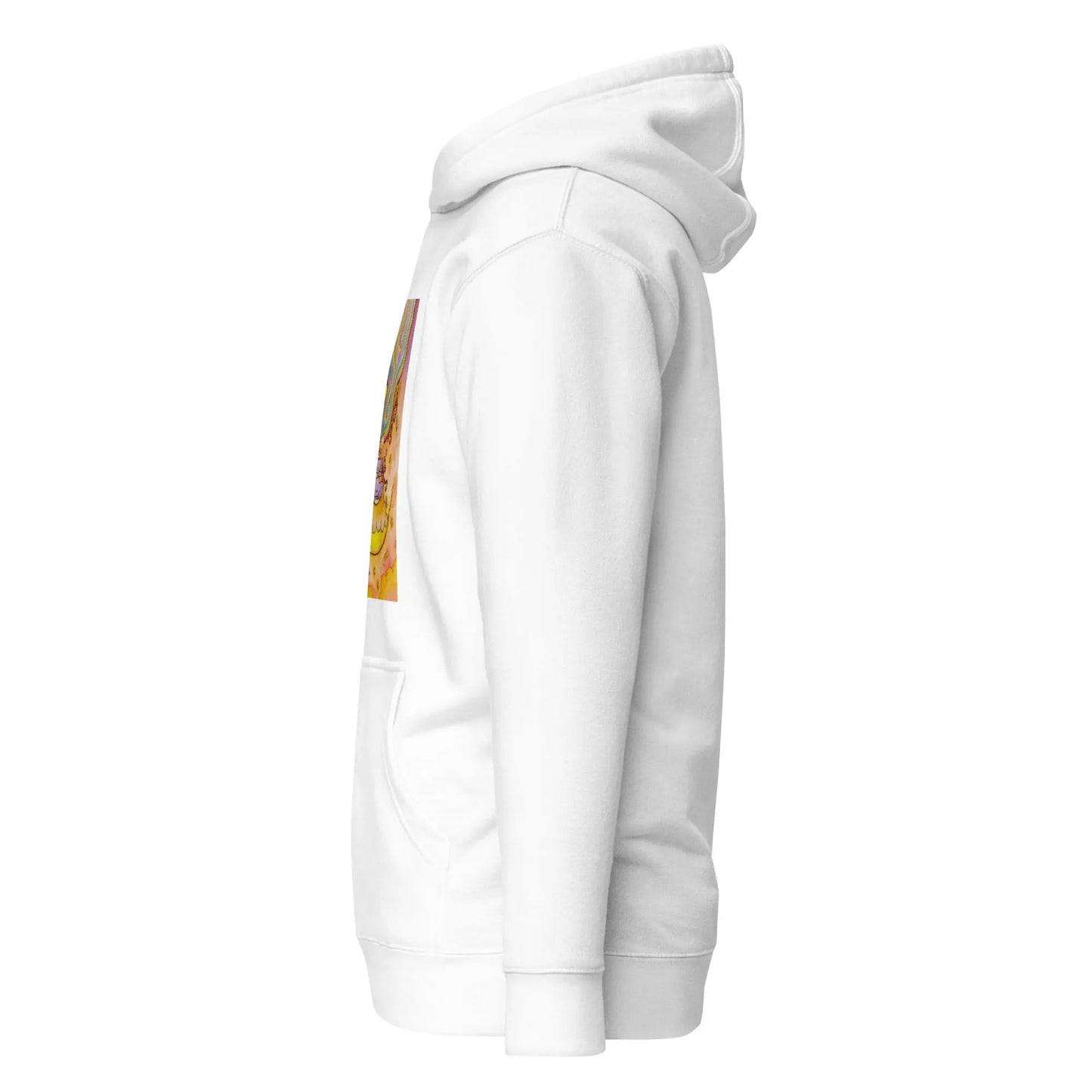 Unisex Pullover Hoodie (meditating on the moon)
