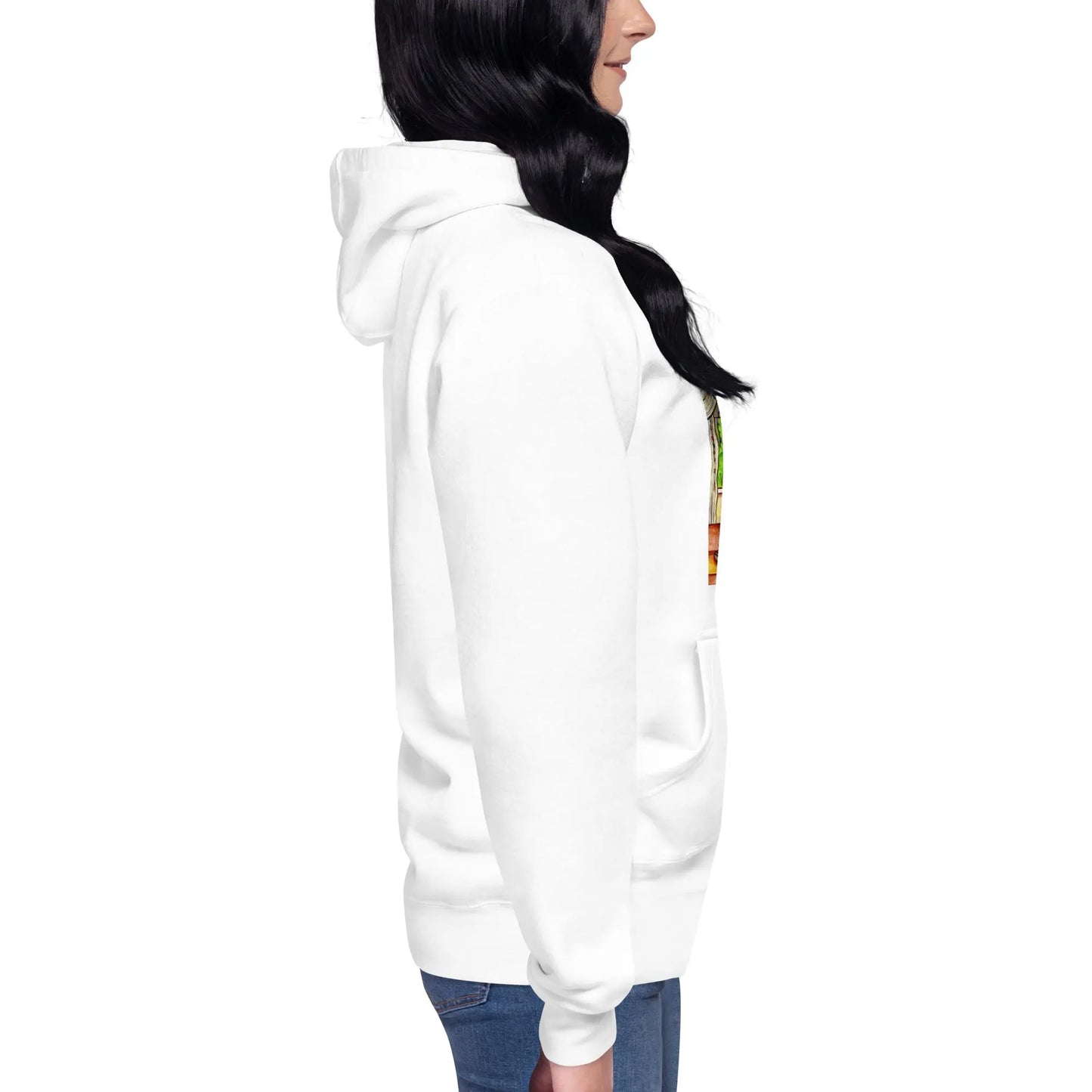 Unisex Pullover Hoodie (meditating on a still flame)