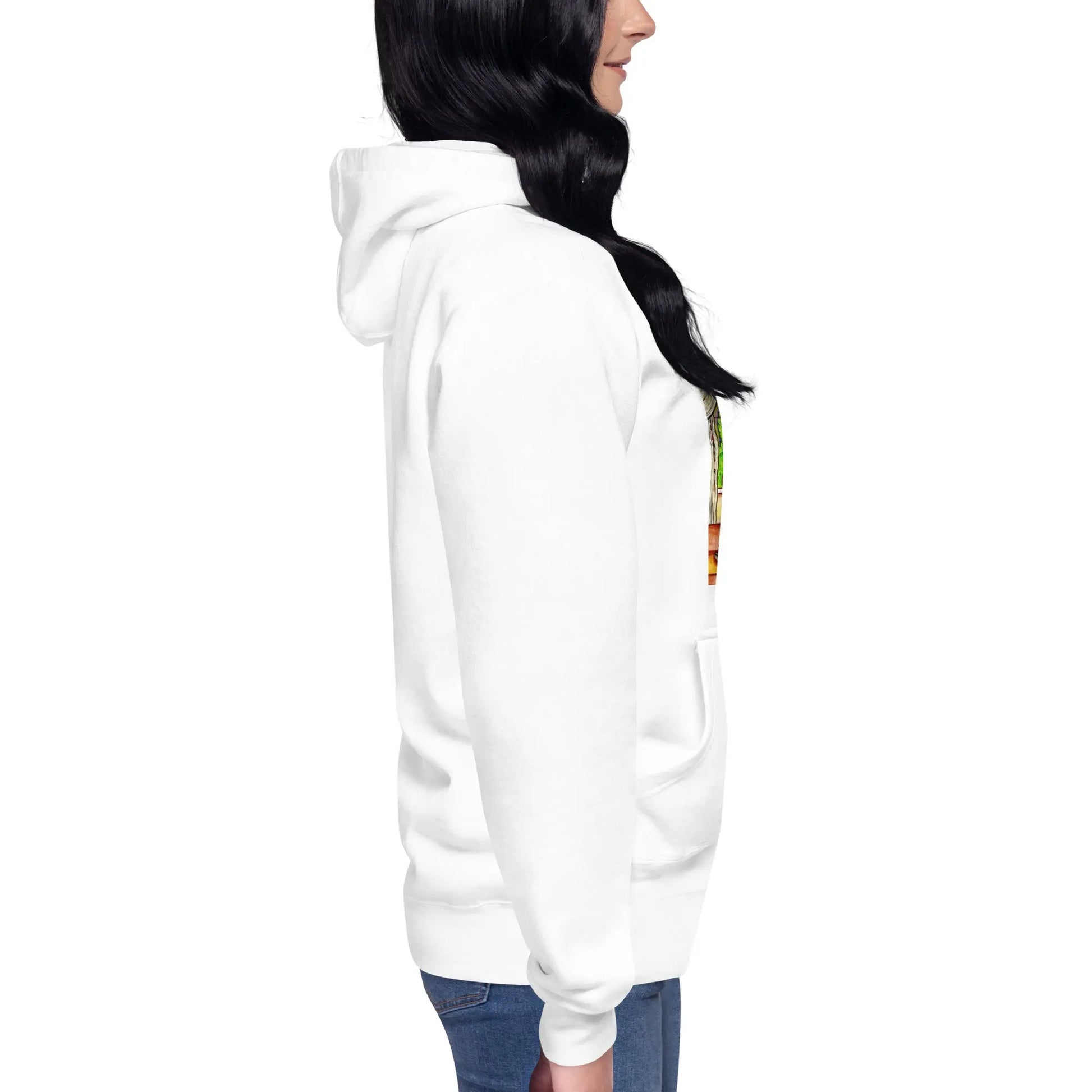 Unisex Pullover Hoodie (meditating on a still flame)