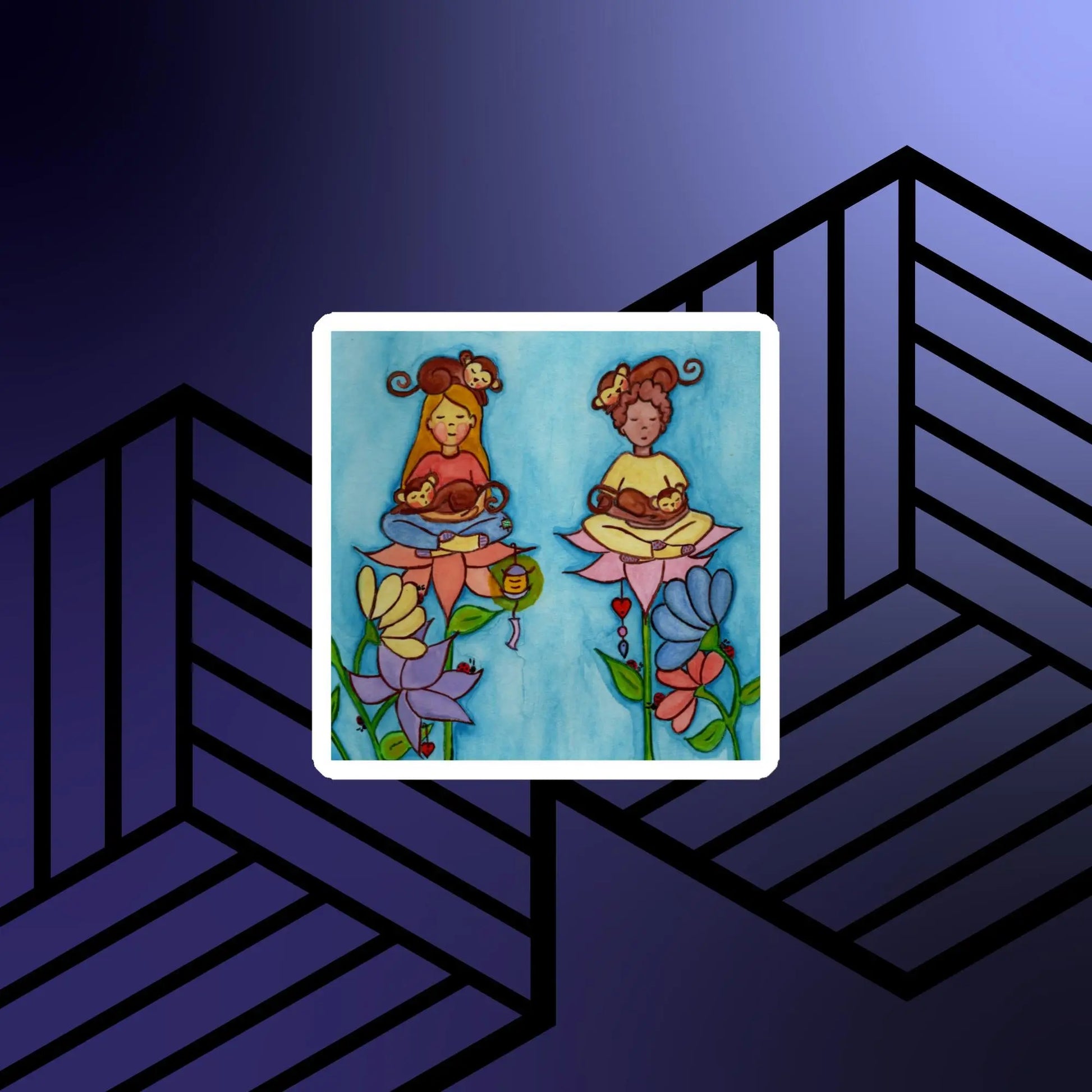 Magnet (meditating to calm the monkey mind)