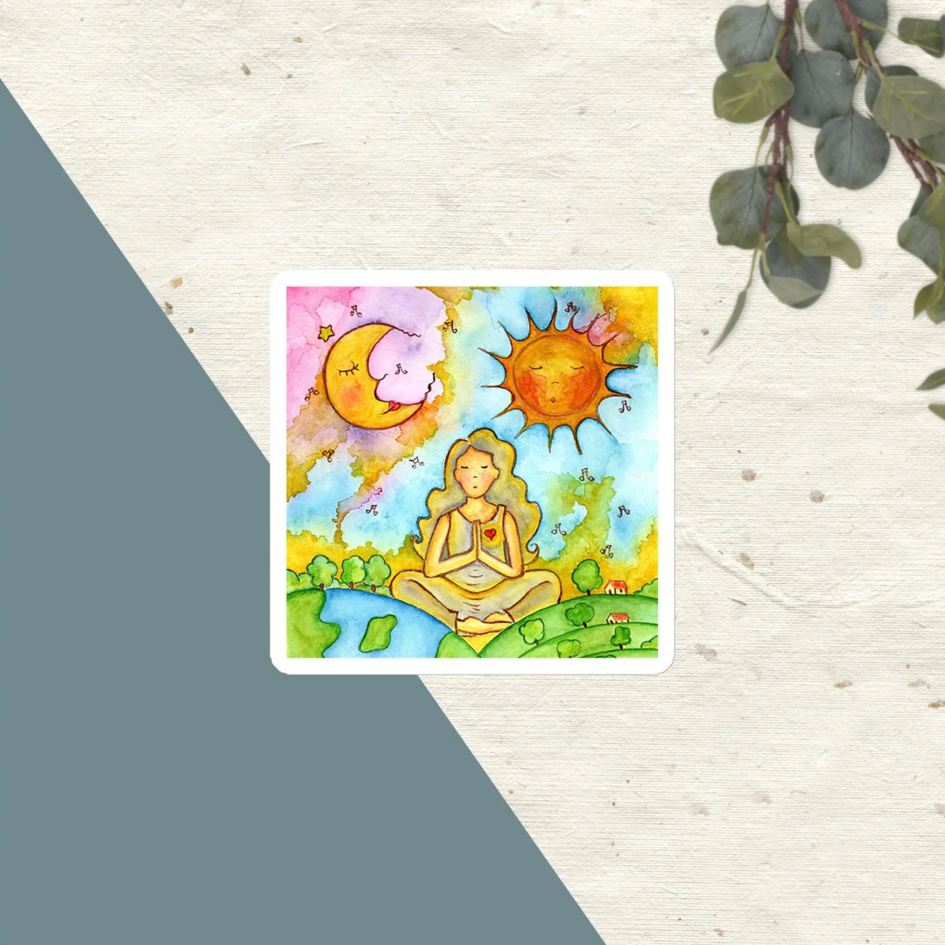 Magnet (meditating beneath the sun and moon)