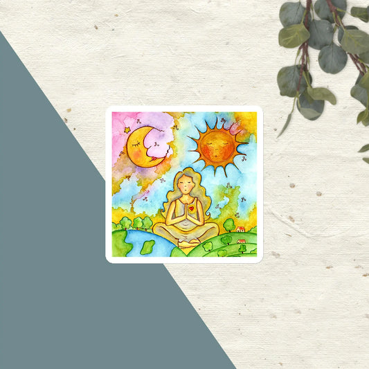 Magnet (meditating beneath the sun and moon)