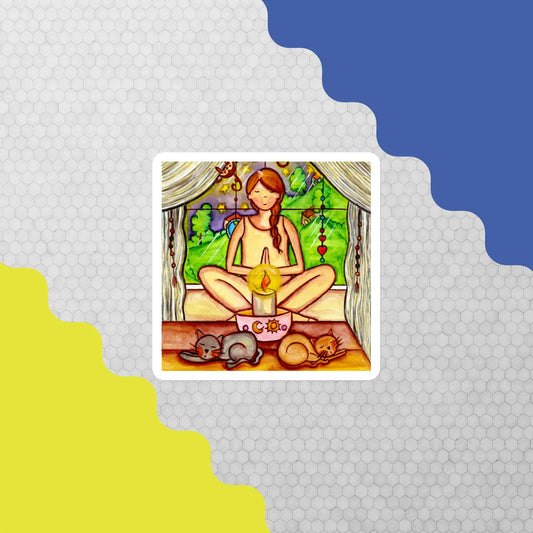 Magnet (meditating on a still flame)