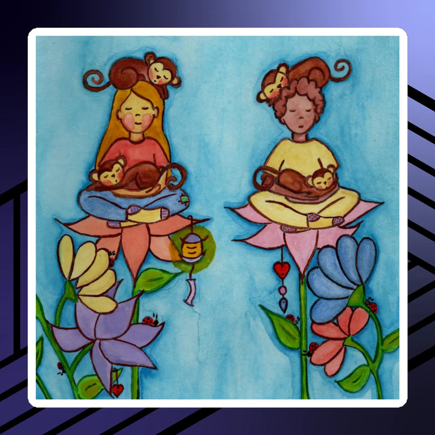 Magnet (meditating to calm the monkey mind)