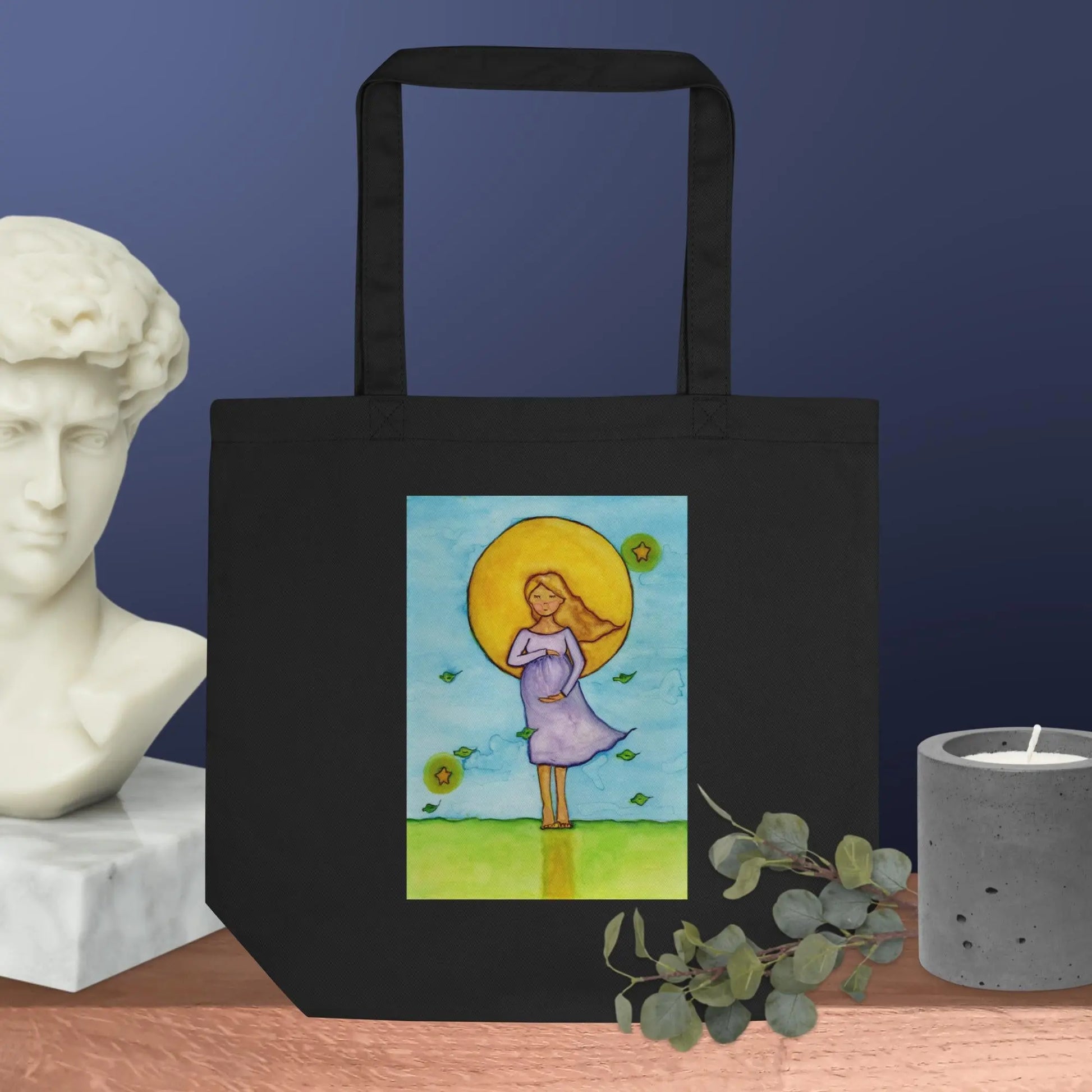 Eco Tote Bag (meditating standing up)