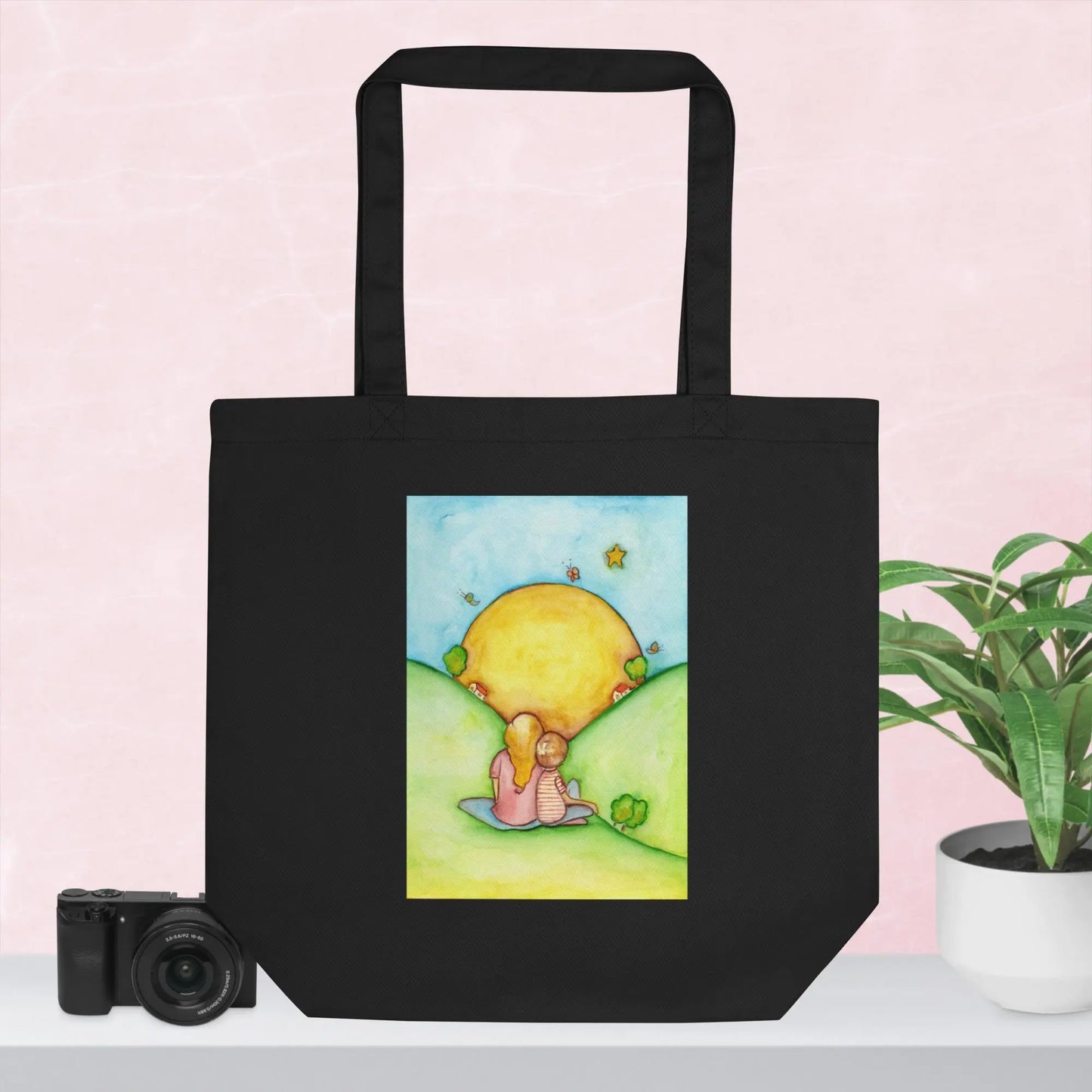 Eco Tote Bag (watching the sunrise)
