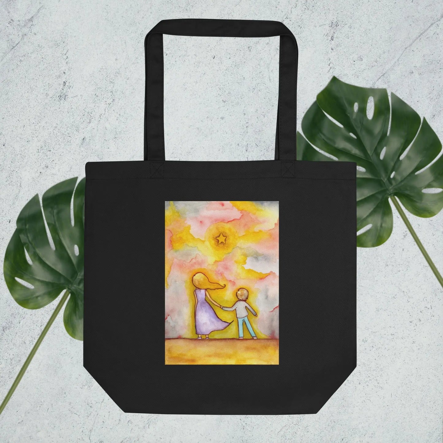 Eco Tote Bag (gazing at a star)