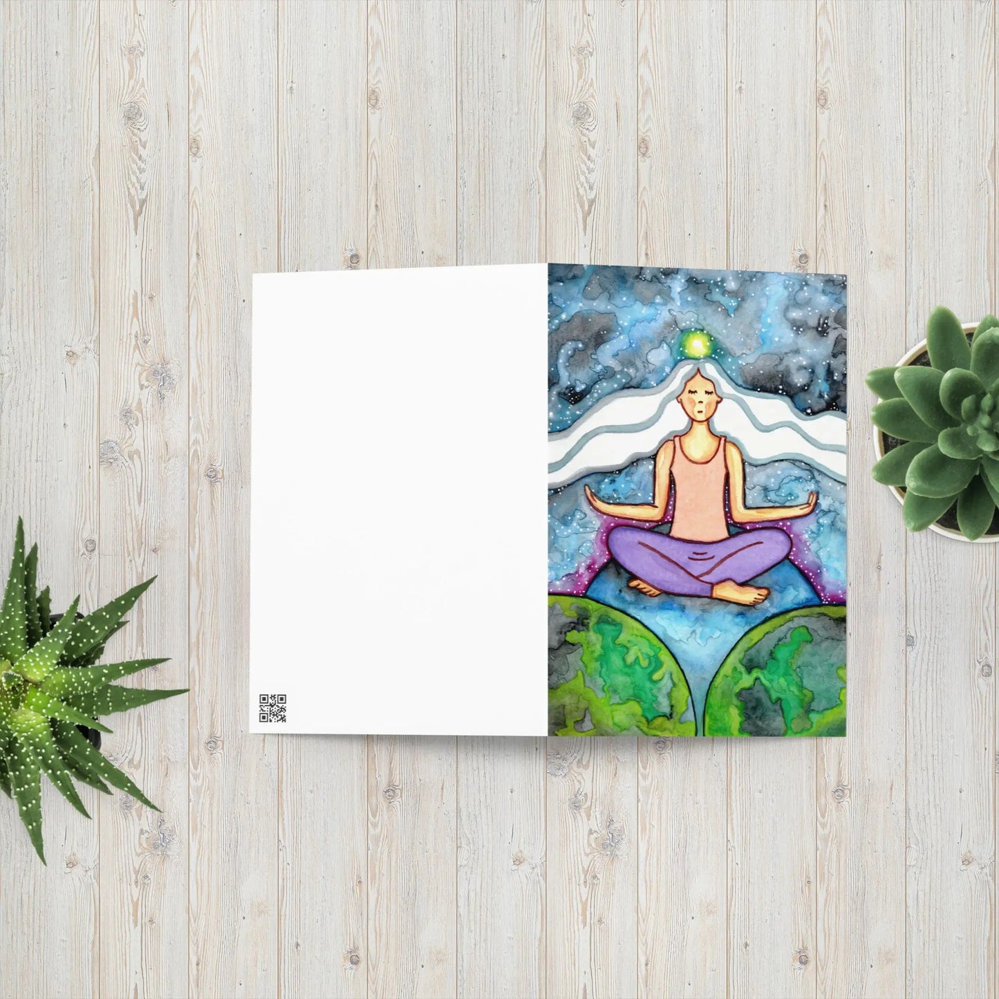 Greeting Card (the crown chakra)