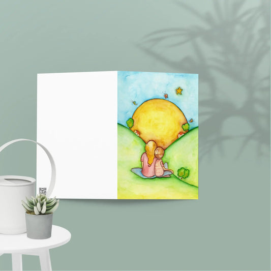 Greeting Card (watching the sunrise)