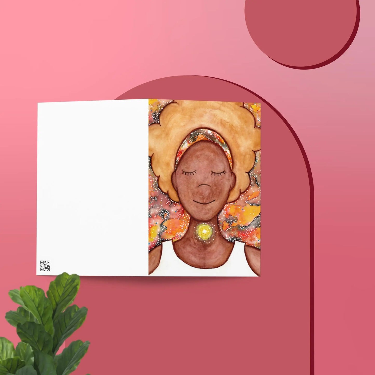 Greeting Card (the throat chakra)