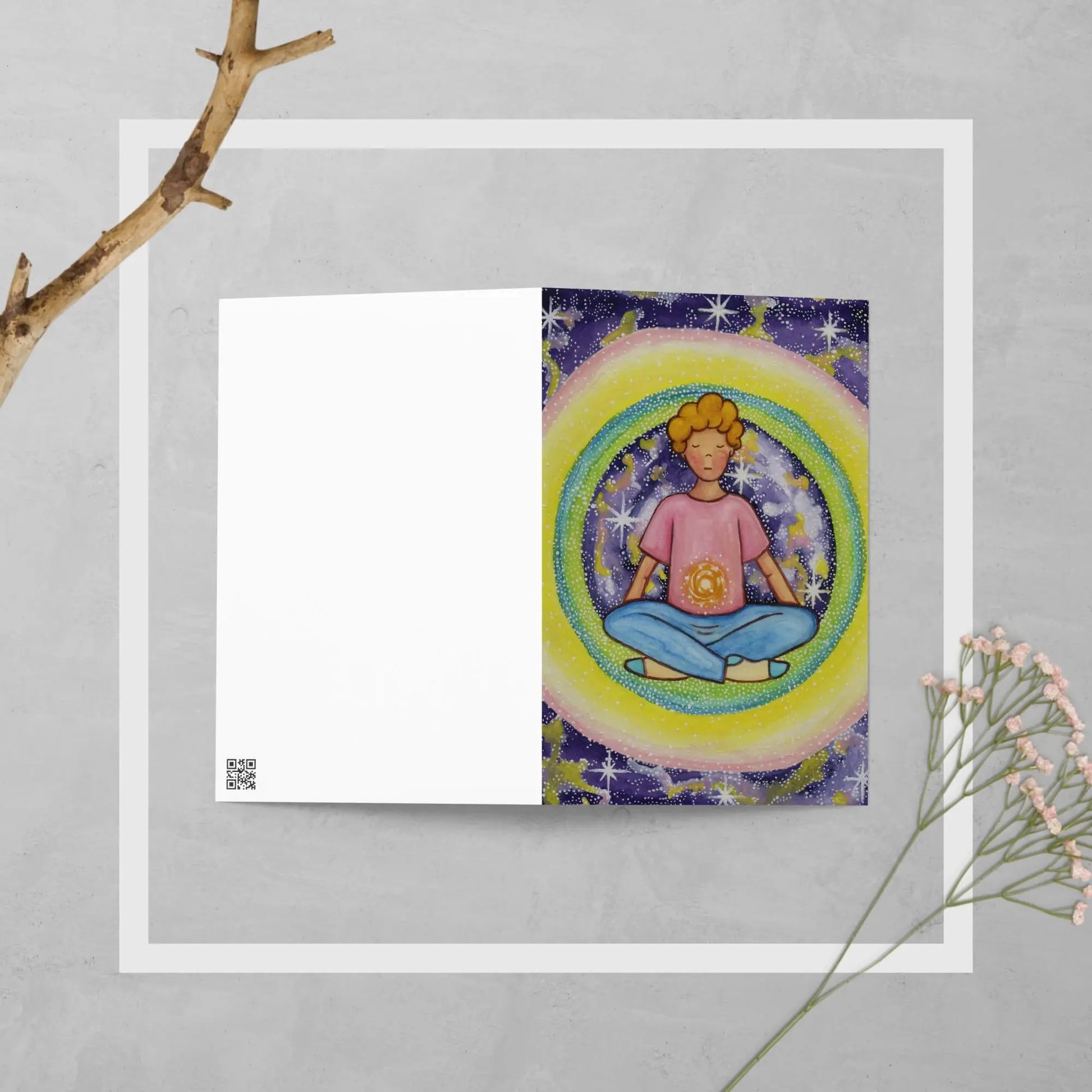 Greeting Card (the solar plexus chakra)