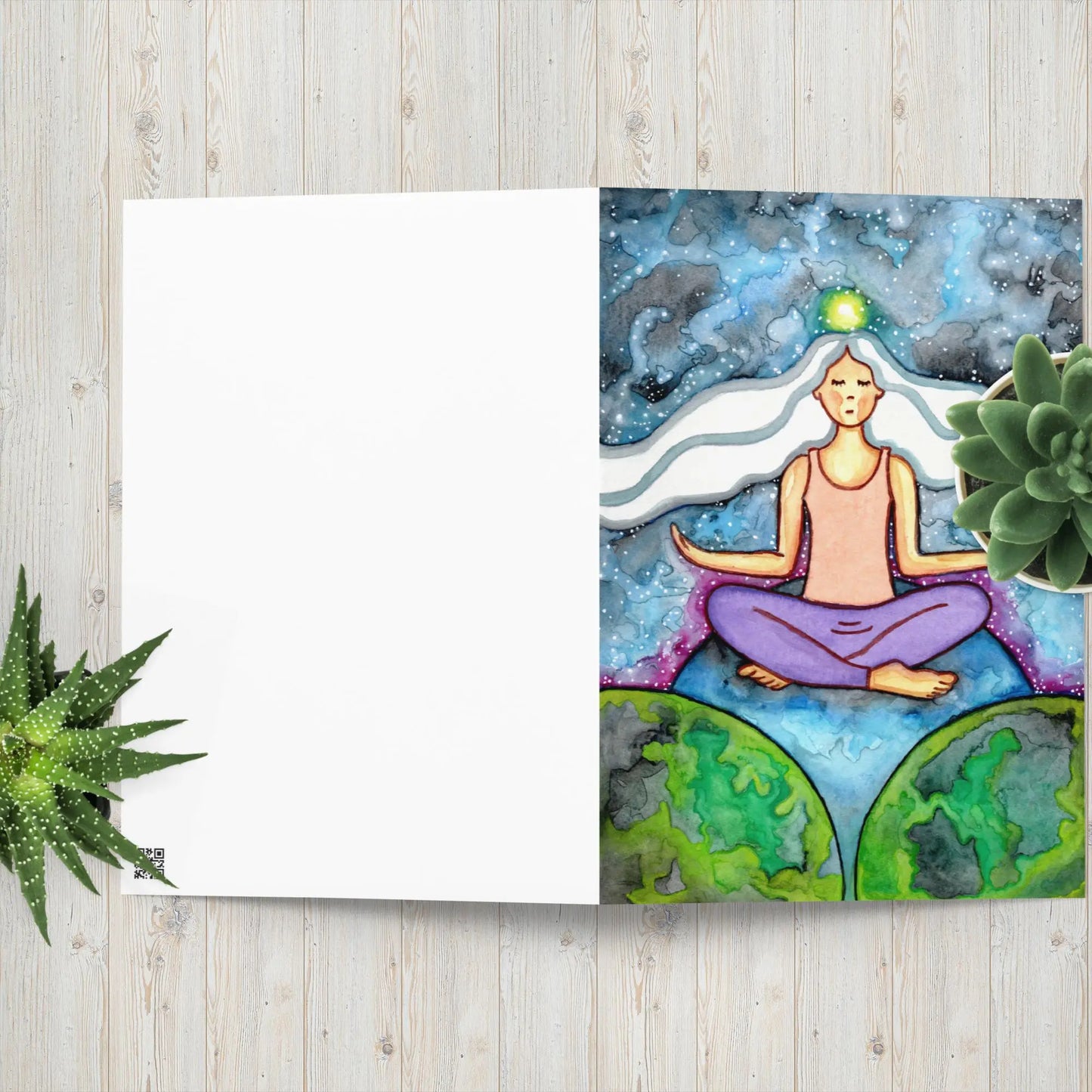 Greeting Card (the crown chakra)
