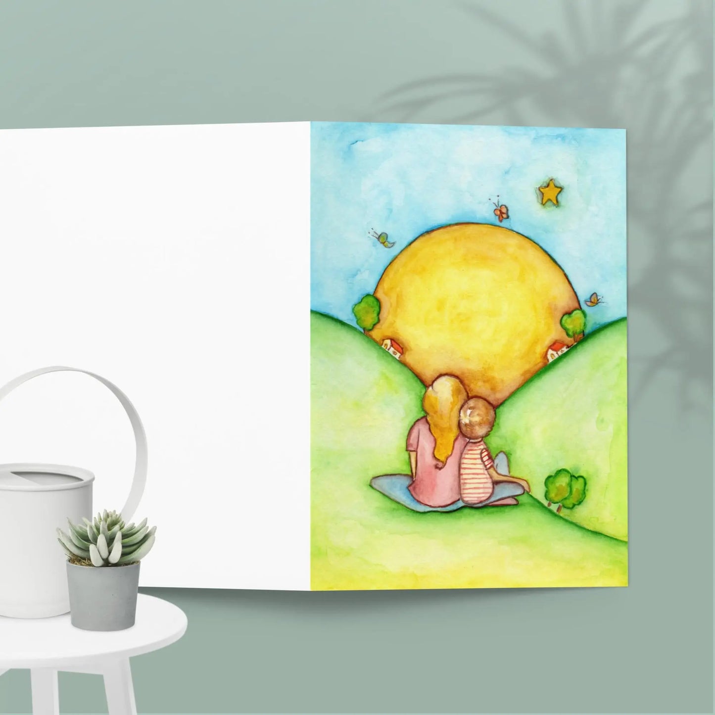 Greeting Card (watching the sunrise)
