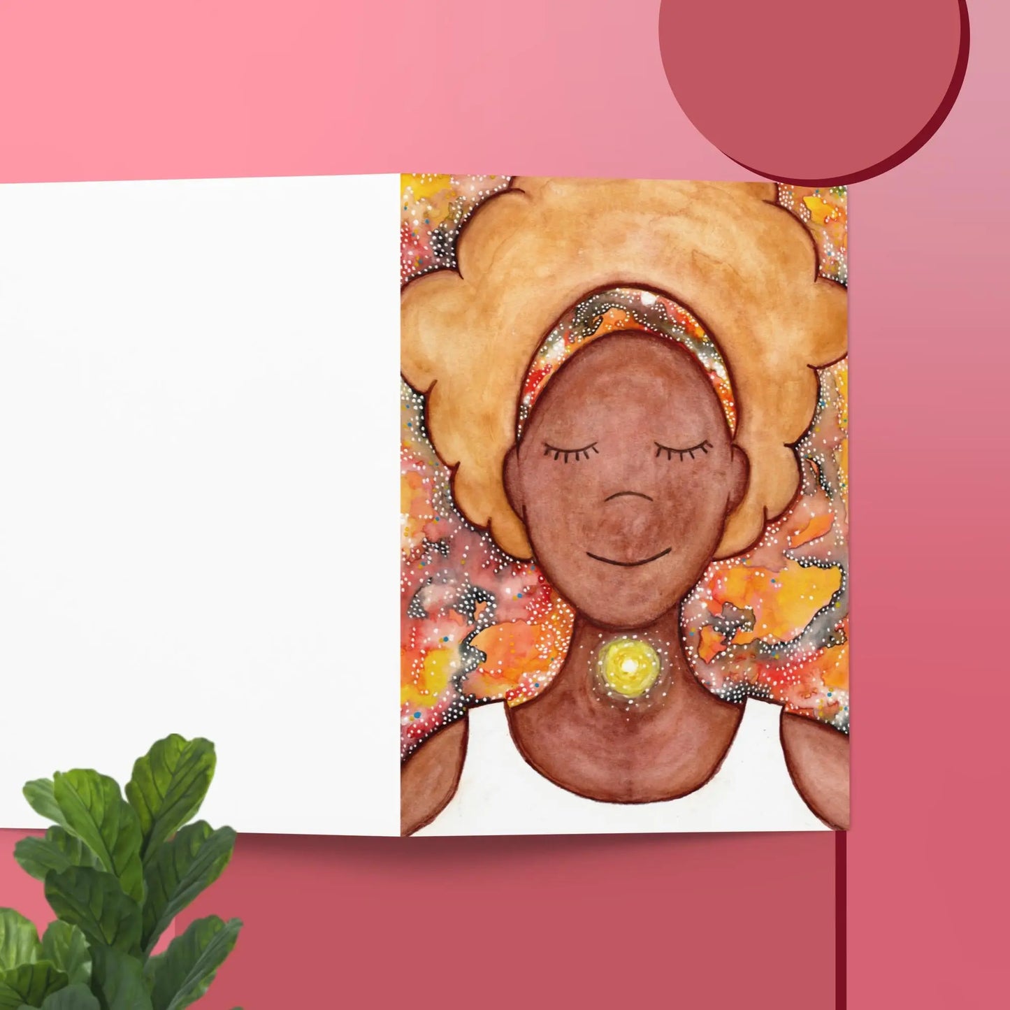Greeting Card (the throat chakra)