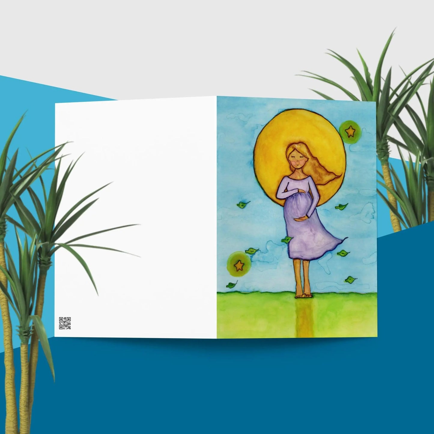 Greeting Card (meditating while standing)