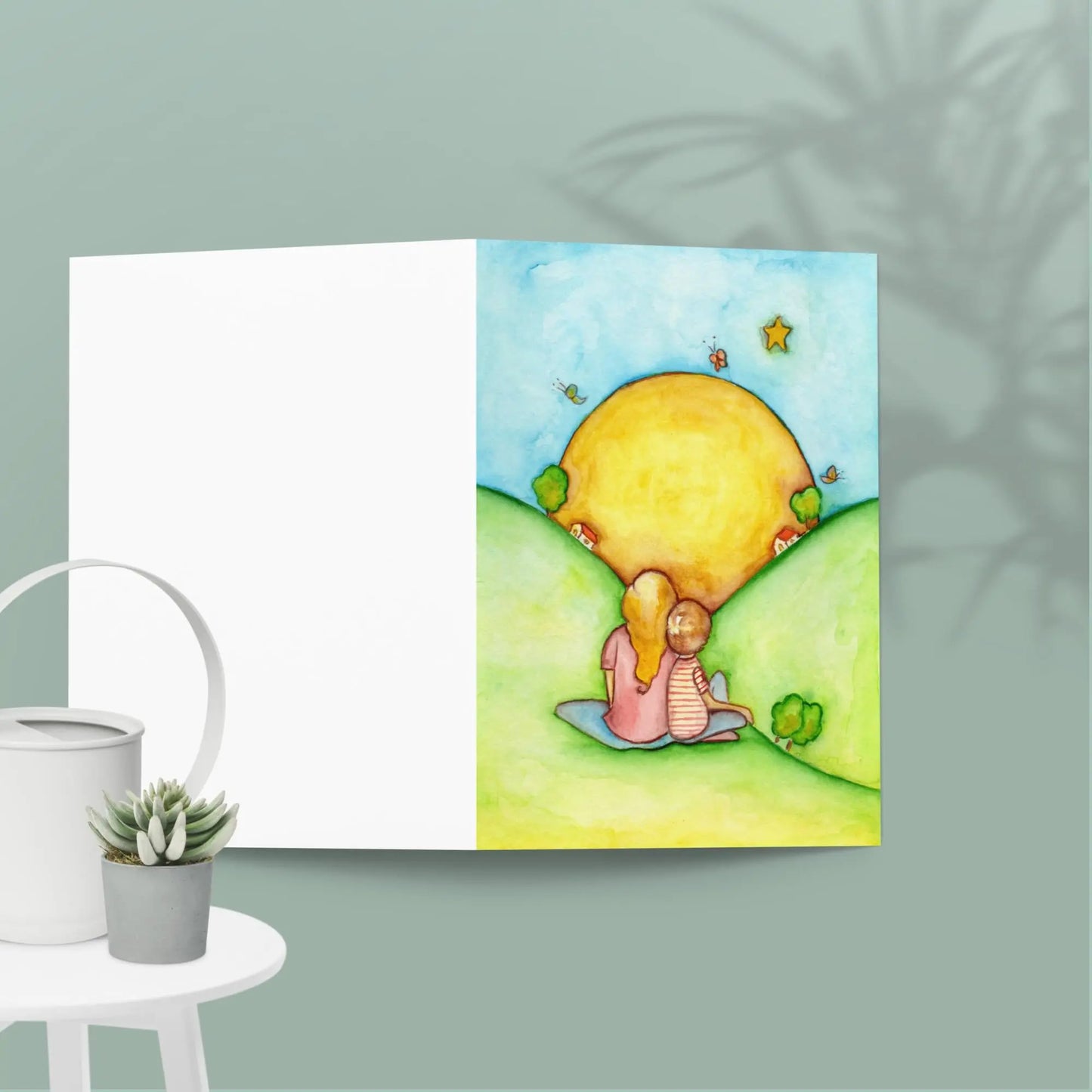Greeting Card (watching the sunrise)